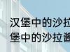 汉堡中的沙拉酱可以用炼乳代替吗 汉堡中的沙拉酱可不可以用炼乳代替