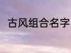 古风组合名字 古风组合名字有哪些